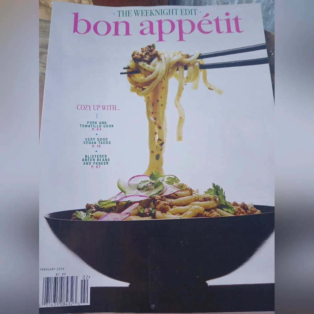 Food & Wine And Bon Appetit Magazine Lot - 2025 Retired